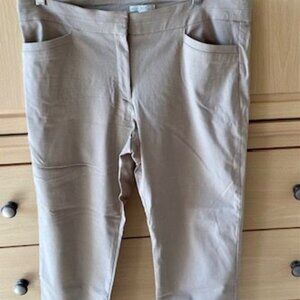 Tan pants.